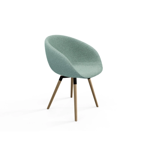 Krzesło KR-502 Ruby Kolory Tkanina Abriamo 10 Boucle Design Italia 2025-2030